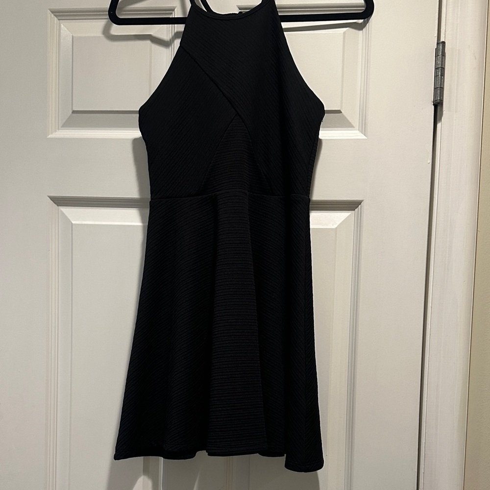 Zunie Elegant Black Mini Dress Girls